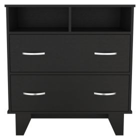 Double Drawer Dresser Arabi, Bedroom, Black