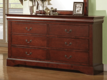 Louis Philippe III Cherry Finish Dresser