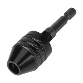 1/4in Hex Shank Keyless Chuck Collet Adapter Capacity 0.8â€‘8mm for Electric Screwdriver Drill