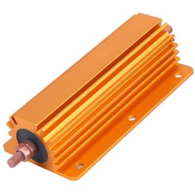 RX24 200W 1R Resistor Gold Aluminum Shell Resistor for Power Supply Sensor Stage Audio (Option: as picture)