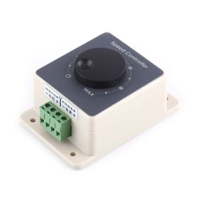 DC10-60V 20A Pulse Width Modulator PWM Motor Speed Controller Waterproof Shell (Option: as picture)