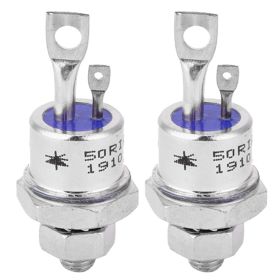 2Pcs Silicon Controlled Rectifier Screw Type Thyristor 50RIA120 SCR for Motor Control (Option: as picture)