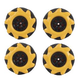 Mecanum Wheel Smart Robot Car Parts Accessories OmniDirectional DIY Toy Components 48mm(2 Pairs ) (Option: Two pairs)