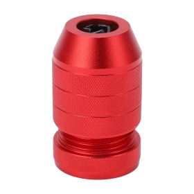 Adjustable Drill Stop Collar Aluminum Alloy Red Anti Slip Nylon Inner Ring Drill Stop Collar for Woodworking For 0.24 to 0.43in Drill Bit (Option: 6mmTo11mm)