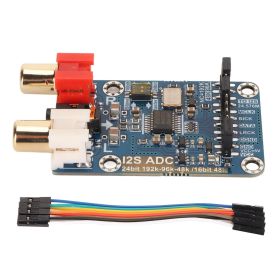 I2S ADC Audio I2S Capture Card Module Master Slave Mode Development Board Lossless Digital Audio I2S ADC Decoder (Option: as picture)