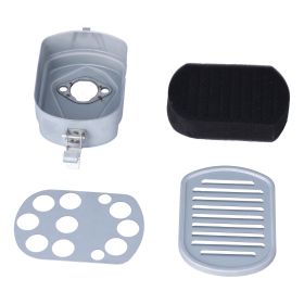 Air Cleaner Assembly Filter Component for EY15 EY20 167 Gasoline Generator Engine Square (Option: as picture)