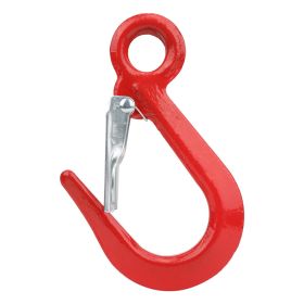 5000Lbs Lifting Hook with Latch Alloy Steel Crane Hoist Rigging Hook for Ship Construction (Option: as picture)