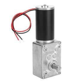 Speed Reduce Electric Gearbox Motor Reversible Worm Gear Motor 8mm Shaft 12V(12V,400RPM) (Option: 12V 12RPM)