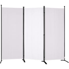 VEVOR Room Divider, 6.1 ft Room Dividers and Folding Privacy Screens (3-panel), Fabric Partition Room Dividers for Office, Bedroom, Dining Room, (Default: Default)