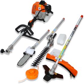 4 In 1 Multi-Functional Trimming Tool Garden Tool System With Gas Pole Saw Trimmer (Option: Combination)