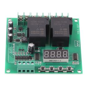 YYBâ€‘5 12v 24v Motor Forward / Reverse Control Board Two Relay Delay Timing Cycle Module (Option: as picture)